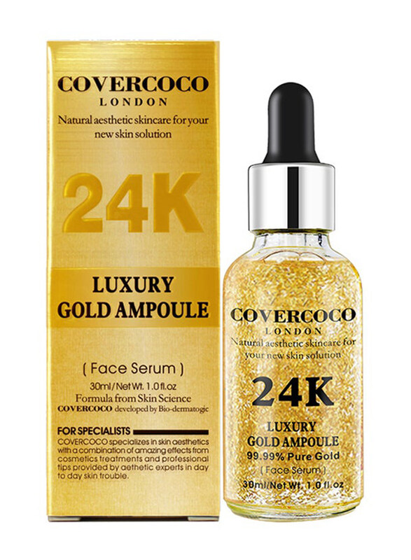 

Covercoco 24K Luxury Gold Ampoule Face Serum, 30ml