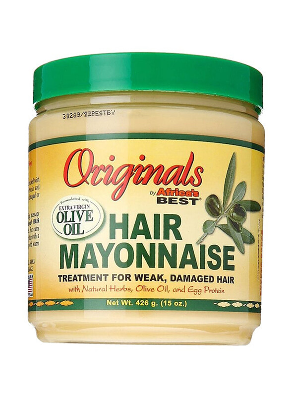 

Africa's Best Extra Virgin Olive Oil Hair Mayonnaise for All Hair Type, 15oz