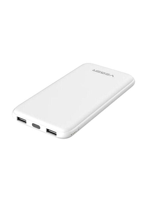 

Veger 25000mAh Wireless Fast Charging Portable Power Bank with LED Indicator, White