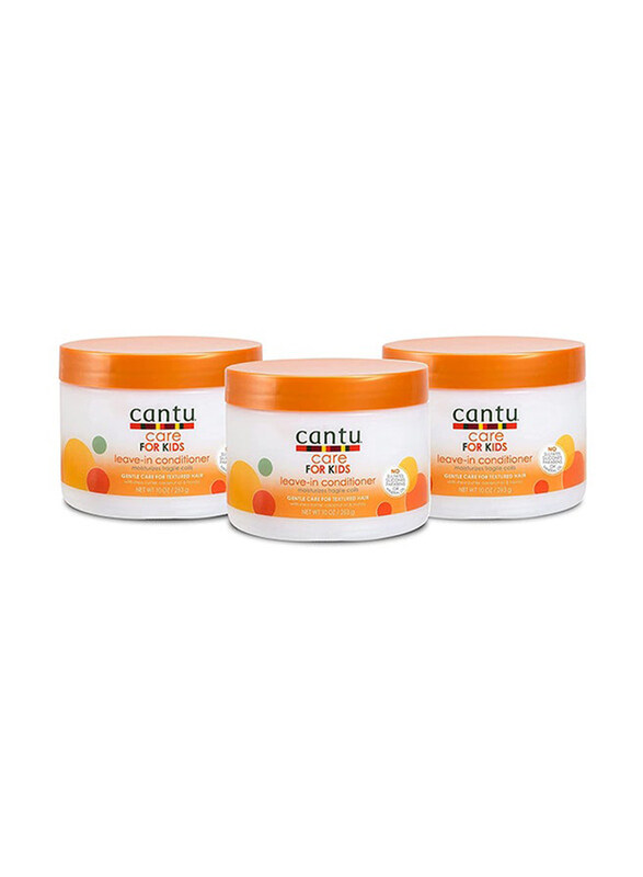 

Cantu Leave-In Conditioner Gentle Care For Textured Kids Hair, 283gm, 3 Pieces