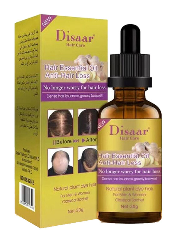 

Disaar Natural ging$r Hair Care Essential Oil for All Hair Types, 30gm