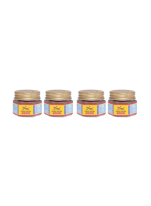 

Tiger Balm Red Balm, 4 x 19.4g