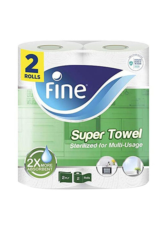 

Fine Sterilized Towel Interfolded 4X More Absorbent, 2 Ply x 150 Sheets
