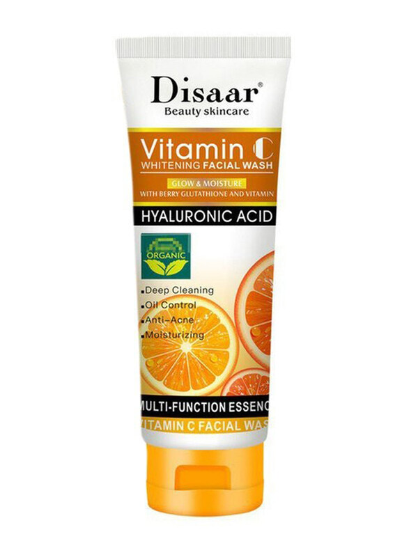 

Disaar Vitamin C Whitening Facial Wash with Hyaluronic Acid, 100ml