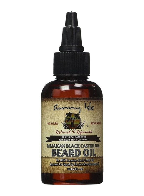 

Sunny Isle Jamaican Black Castor Beard Oil, 2oz