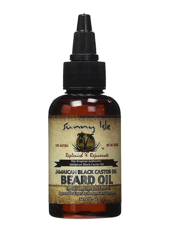 

Sunny Isle Jamaican Black Castor Beard Oil, 2oz