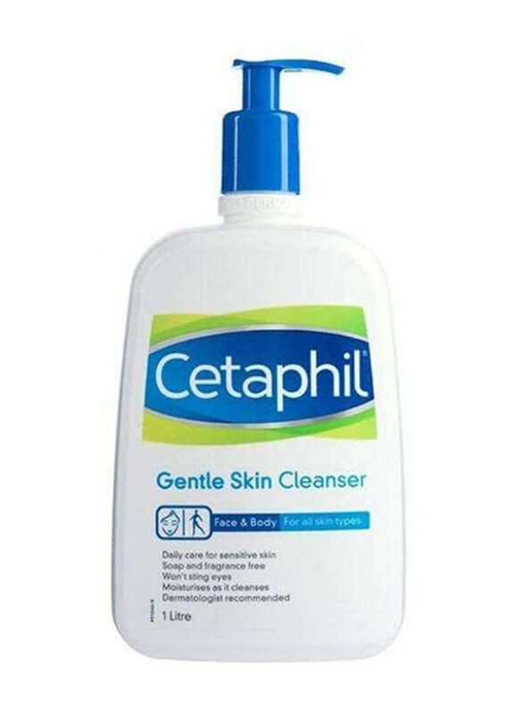 

Cetaphil Gentle Skin Cleanser for Face & Body, 1 Litre