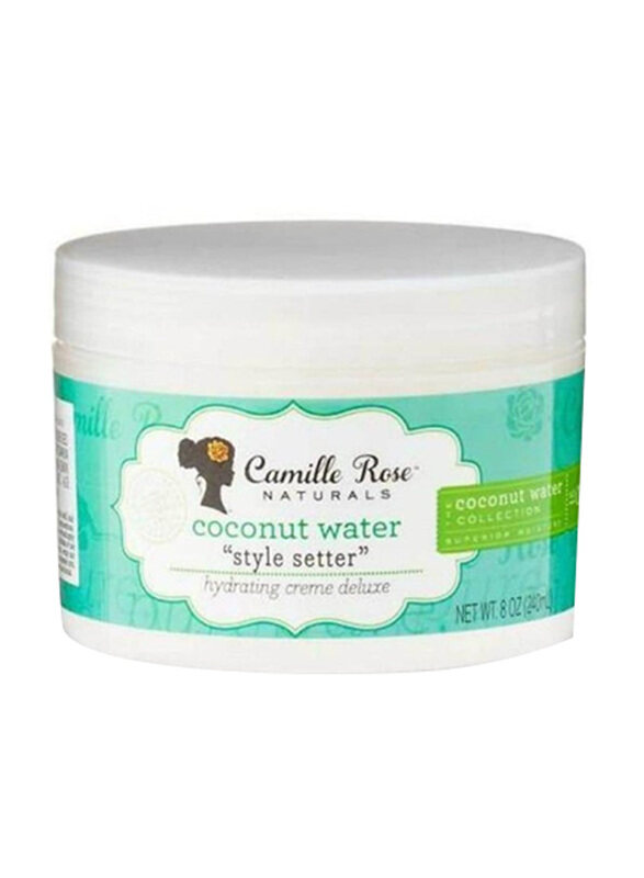 

Camille Rose Naturals Coconut Water Style Setter Hydrating Creme Deluxe for All Hair Types, 8oz