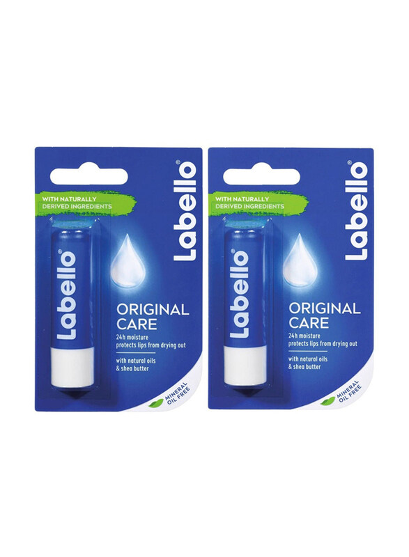 

Labello Clear Original Caring Lip Balm, 2 x 5.5ml