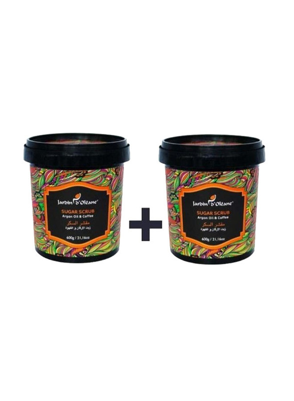 

Jardin D Oleane Argan Oil & Coffee Sugar Scrub, 2 x 600gm