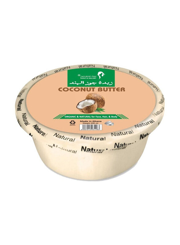 

Zainat Al Malamh Natural Coconut Butter Cream, 250 ml