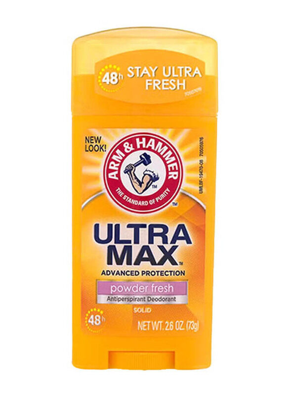 

Arm & Hammer Ultra Max Powder Fresh Antiperspirant Deodorant, 2.6 Oz