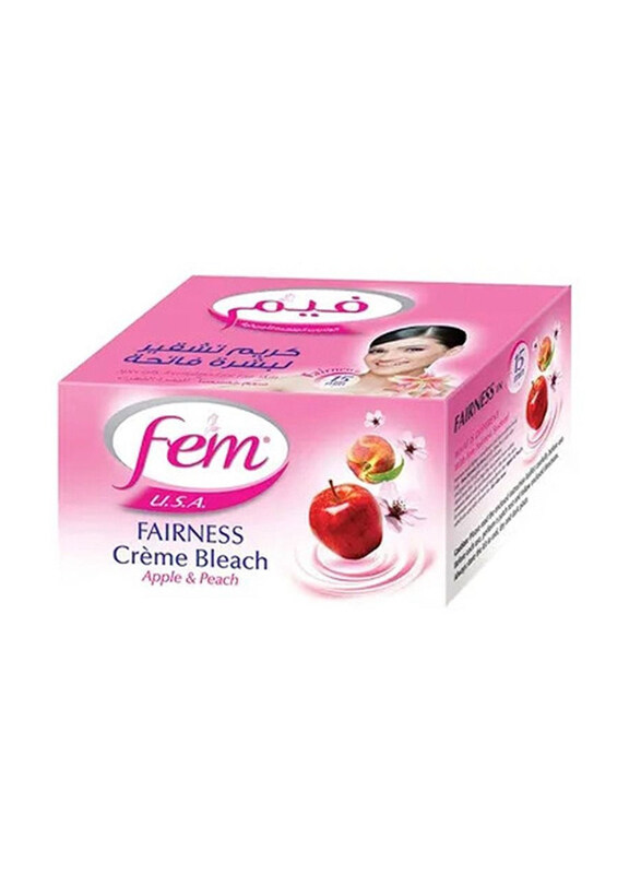 

fem U.S.A Fairness Apple and Peach Cream Bleach, 50 gm