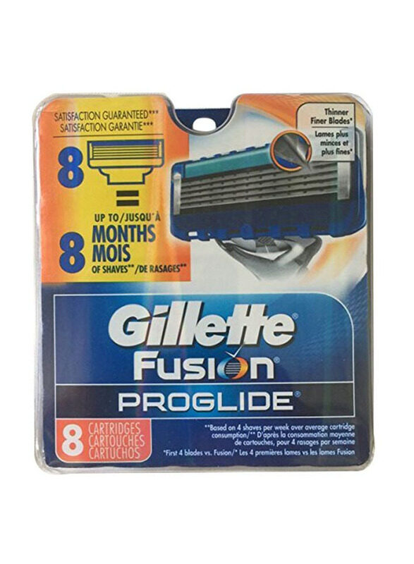 

Gillette Fusion Proglide Razor Blade, 8 Pieces