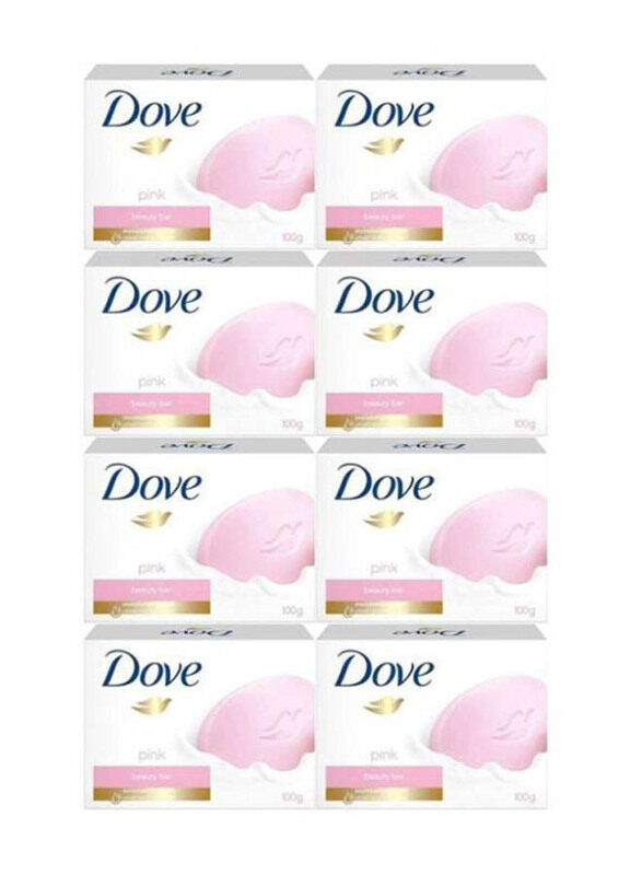 

Dove Beauty Cream Pink Rosa Bar Soap Set, 8 Pieces