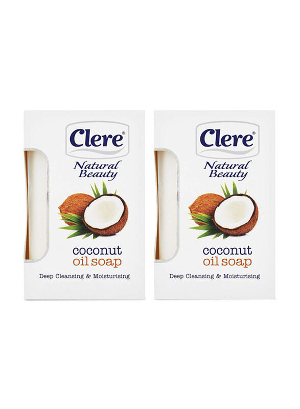 

Clere Natural Beauty Soap, 2 x 150gm
