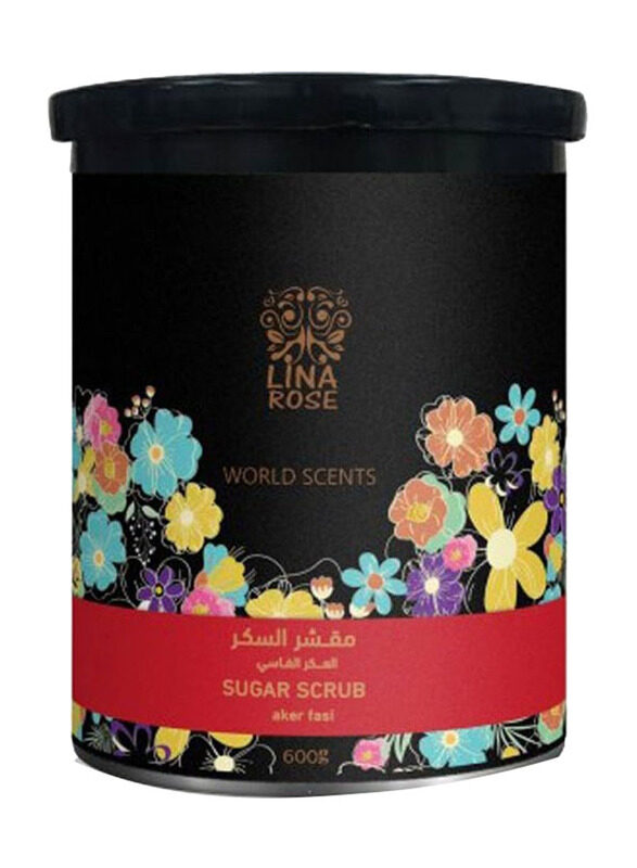 

Lina Rose Sugar Scrub with Aker Fassi, 600gm