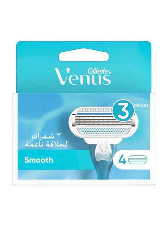 

Gillette Venus Smooth Razor Blade Refills, 4 Pieces