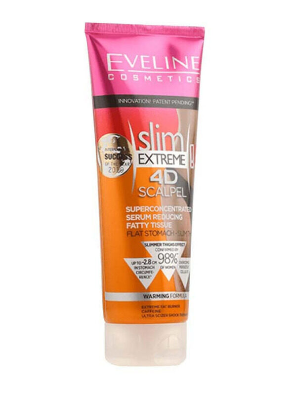 

Eveline Cosmetics Slim Extreme 4D Scalpel Super-Concentrated Serum Reducing Fatty Tissue, 250ml