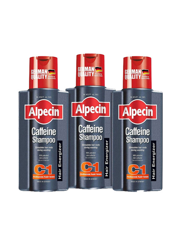 

Alpecin Caffeine Hair Energizer Shampoo, 3 x 250ml