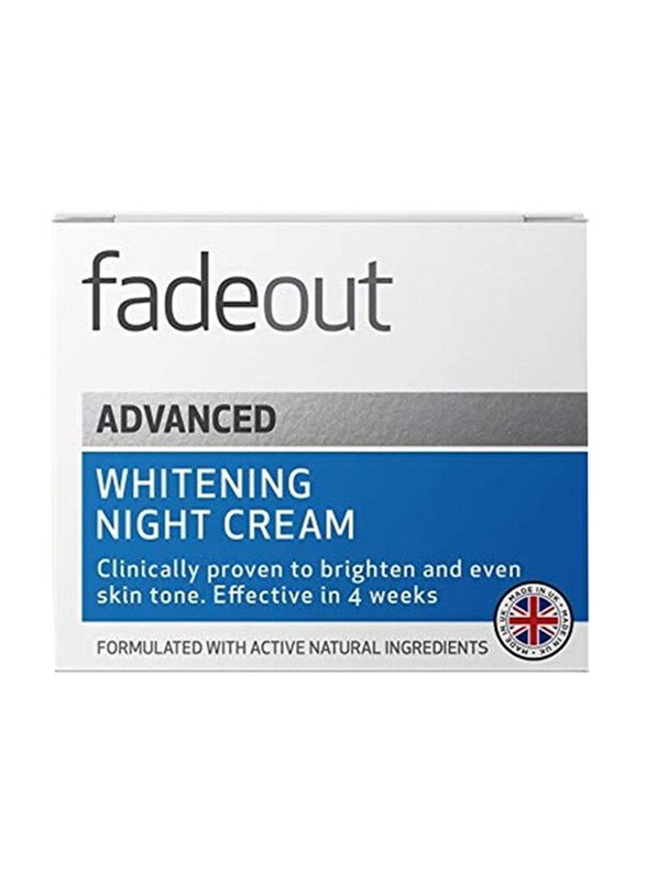 

Fade out Advanced Skincare Brightening Night Cream, 50ml