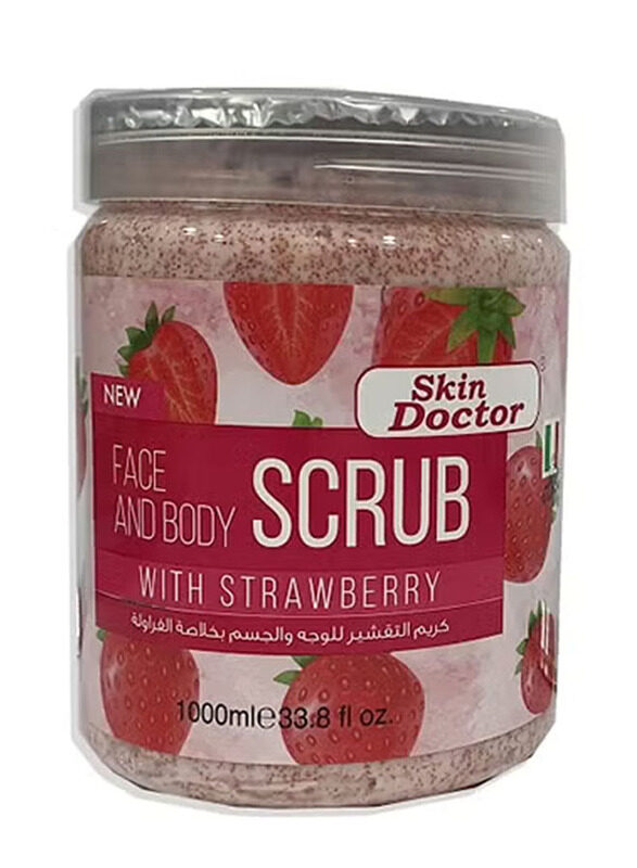 

Skin Doctor Face & Body Scrub with Strawberry, 1000ml