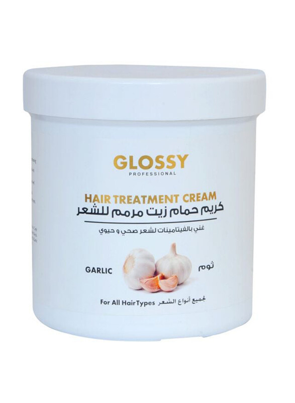 

Glossy Professional Garlic Hair Treatment Cream for All Hair Types