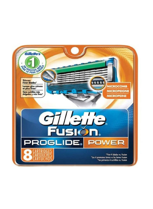 

Gillette Fusion Blades Proglide Power Razor, 8 Pieces