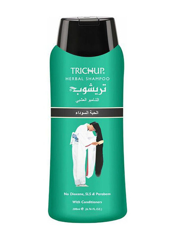 

Trichup Black Seed Herbal Shampoo Plus Conditioner for All Hair Types, 200ml