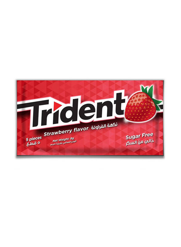 

Trident Strawberry Flavour Chewing Gum Set, 12 x 20g
