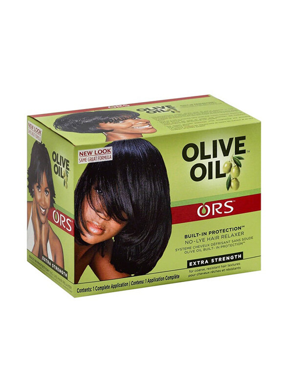 

ORS Extra Strength Olive Oil No-Lye Hair Relaxer Kit for All Hair Types, 6 Pieces