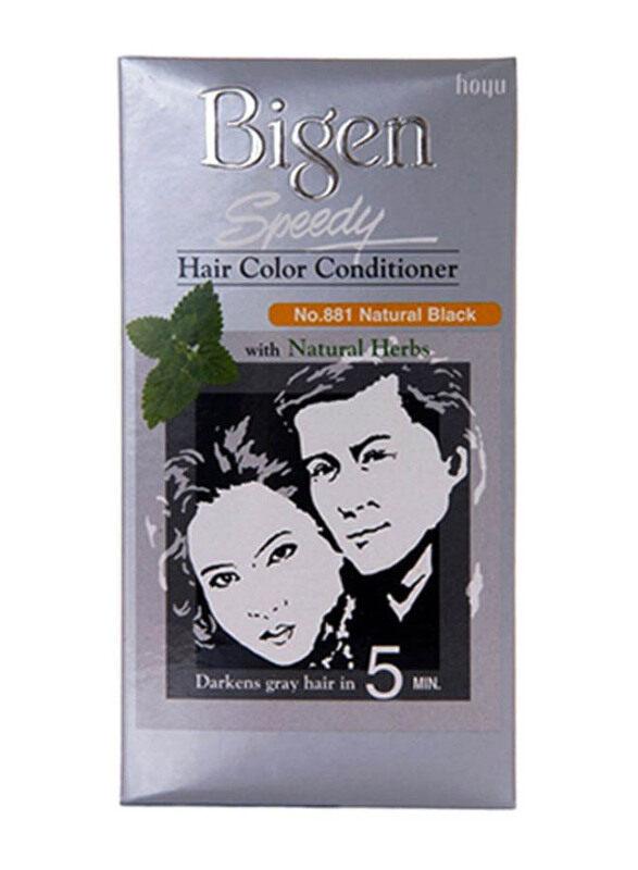 

Bigen Speedy Natural Hair Color Conditioner, 80gm, Natural Black