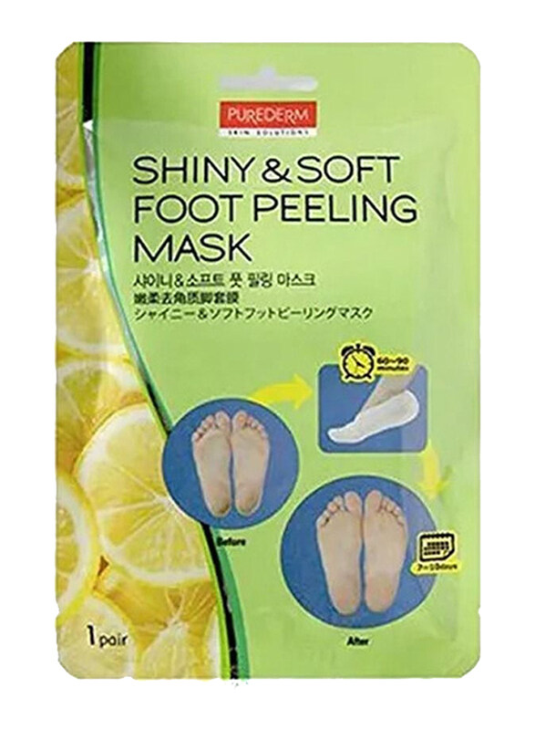 

Purederm Shiny and Soft Foot Peeling Mask, 1 Pair