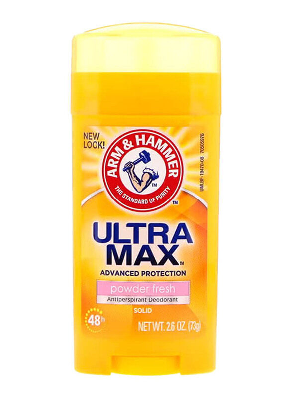 

Arm & Hammer Ultramax Powder Fresh Antiperspirant Deodorant, 2.6 Oz