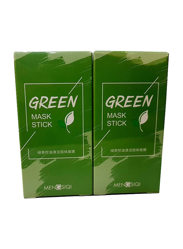 

Mengsiqi Green Tea Purifying Clay Mask Stick, 40gm, 2 Pieces