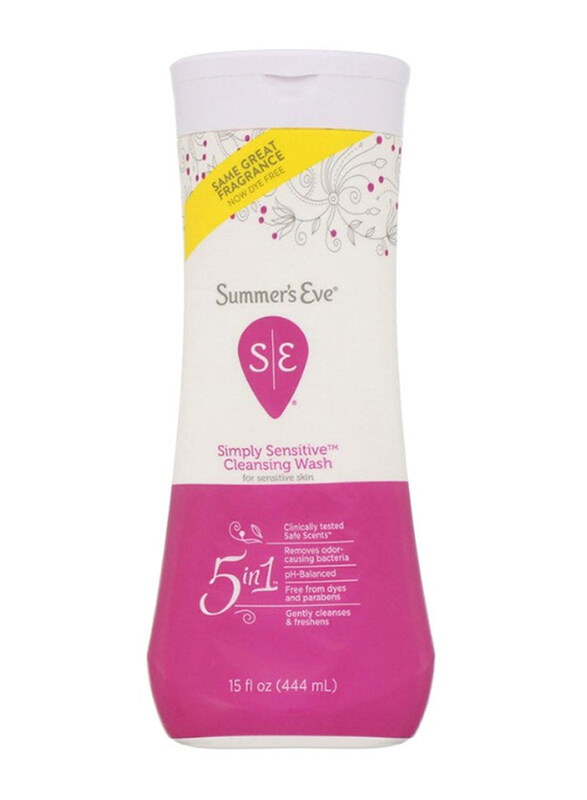 

Summer'S Eve 5-In-1 Simply Sensitive Cleansing Wash, 444ml