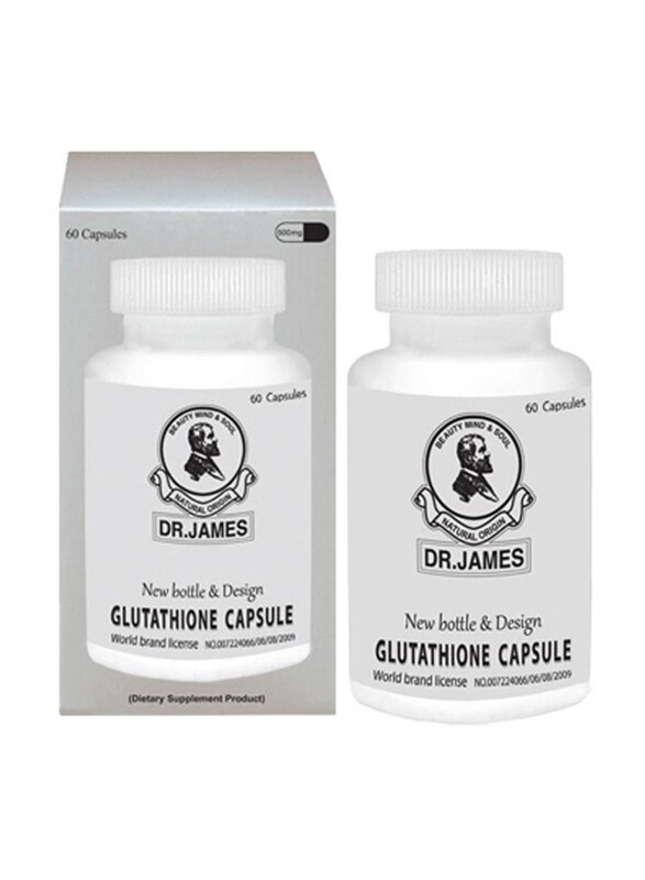 

Dr. James Glutathione Whitening Capsules, 60 Capsules