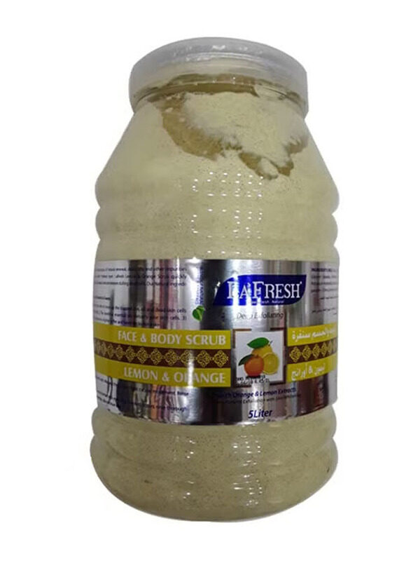 

Lafresh Lemon & Orange Face & Body Scrub, 5 Liter