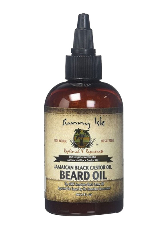 

Sunny Isle Jamaican Black Castor Beard Oil, 4oz