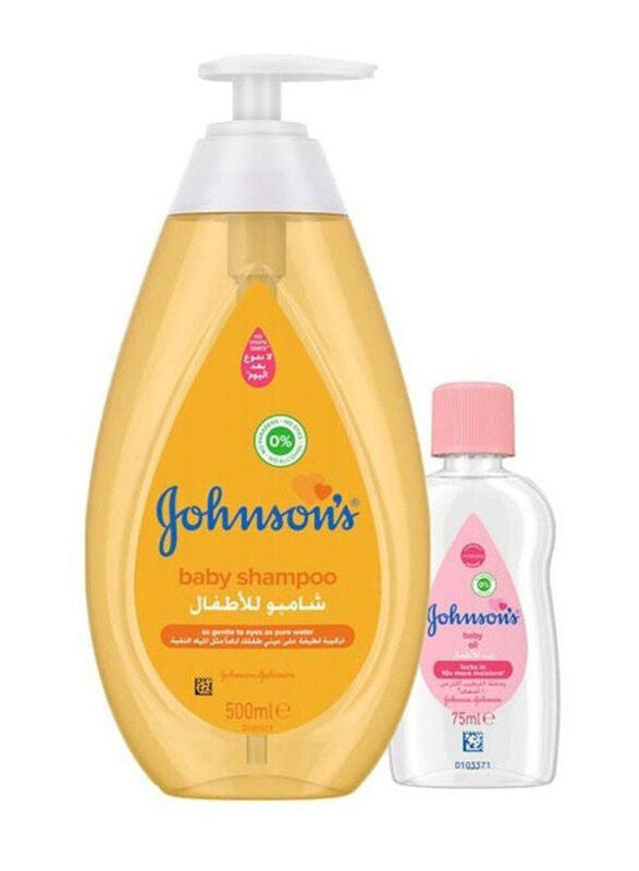 

Johnson's 2-Piece Baby Shampoo with Baby Oil, Multicolour