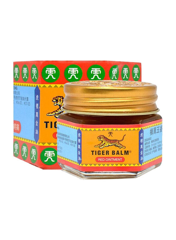 

Tiger Balm Extra Strength Herbal Rub Muscles Headache Pain Relief Ointment, 19.4g