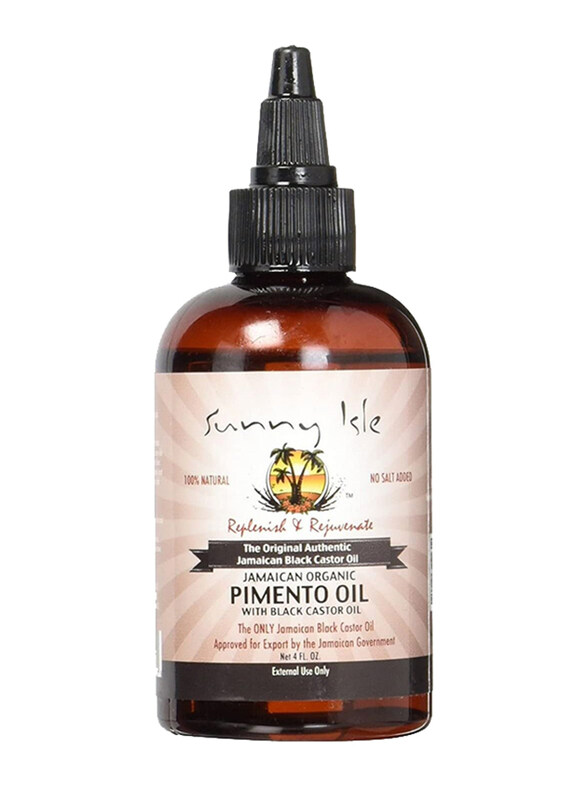 

Sunny Isle Jamaican Organic Pimento Oil with Black Castor Oil, 4 oz