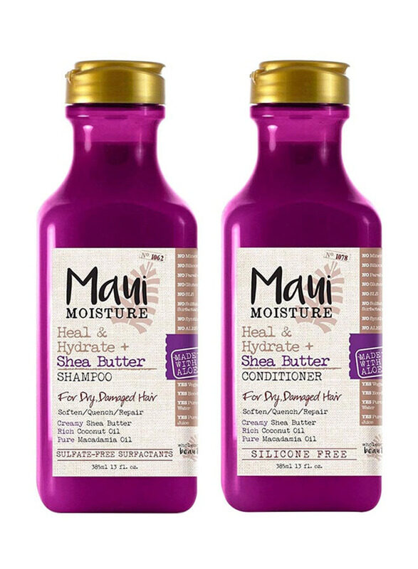 

Maui Moisture Heal and Hydrate Shampoo and Conditioner Set for All Hair Types, 2 x 13oz