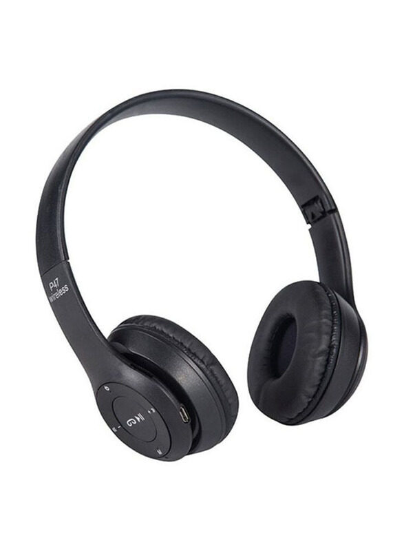 

Generic P47 Bluetooth Over-Ear Headphones, Black