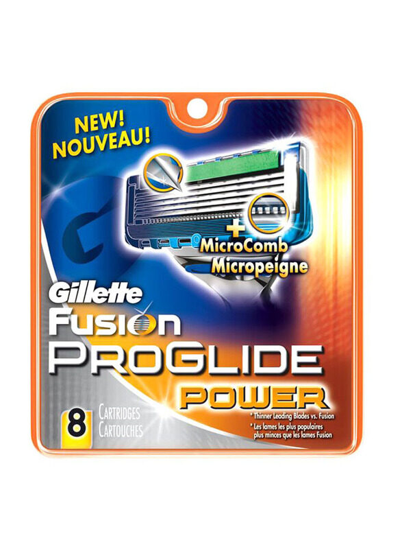 

Gillette Fusion 5 Proglide Power Razor Blade, 8 Pieces