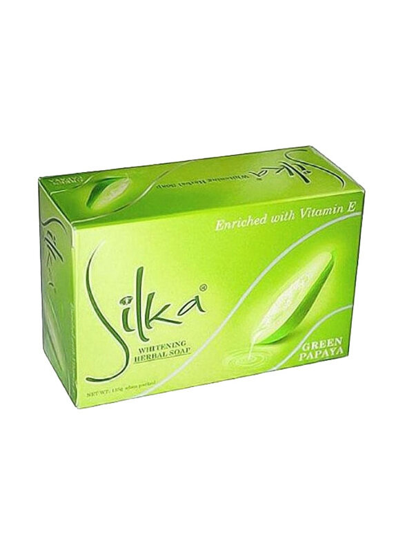 

Silka Whitening Herbal Green Papaya Soap, 135g