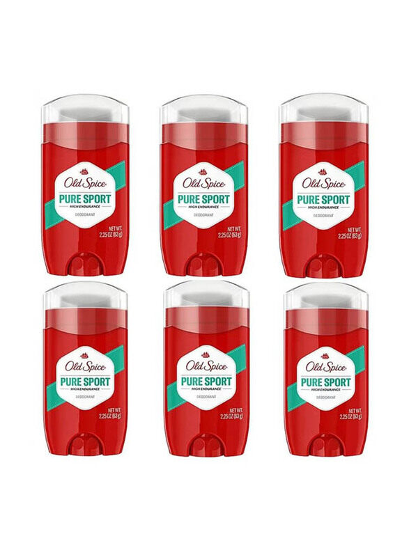 

Old Spice High Endurance Deodorant Pure Sport, 6 Pieces