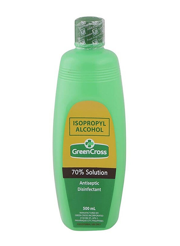 

Green Cross Isopropyl Alcohol Antiseptic Disinfectant Green, 500ml
