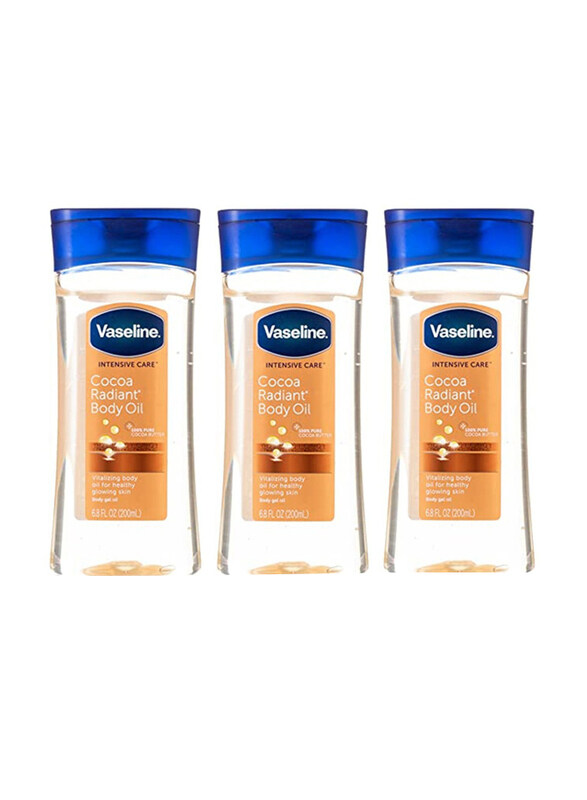 

Vaseline Intensive Care Cocoa Radiant Body Gel Oil, 3 x 200ml