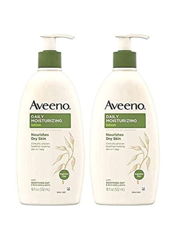 

Aveeno Daily Moisturizing Body Lotion, 2 Pieces